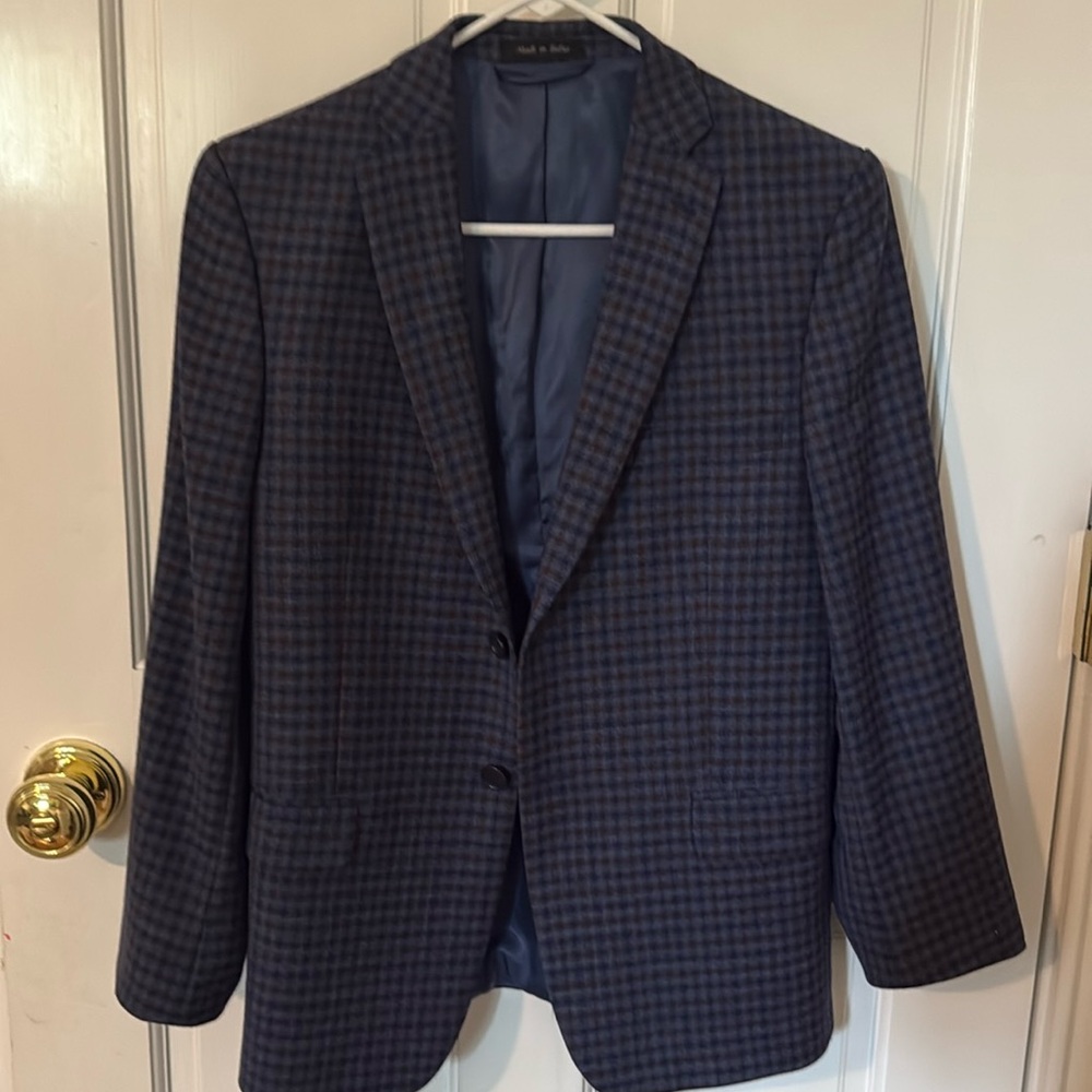 Hart Schaffner Marx Boys Blazer | Size 16R | Blue Check Dress Jacket